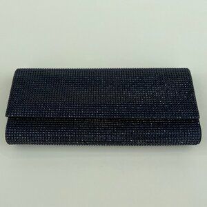 UDITH LEIBER NAVY CRYSTAL CLUTCH BAG NWOTS!